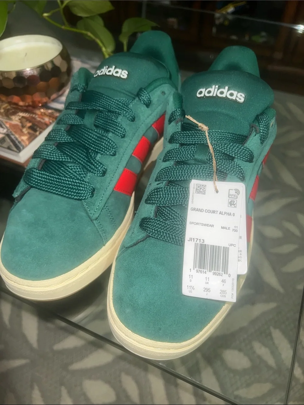 Adidas Mens Grand Court Alpha - Picture 8 of 12